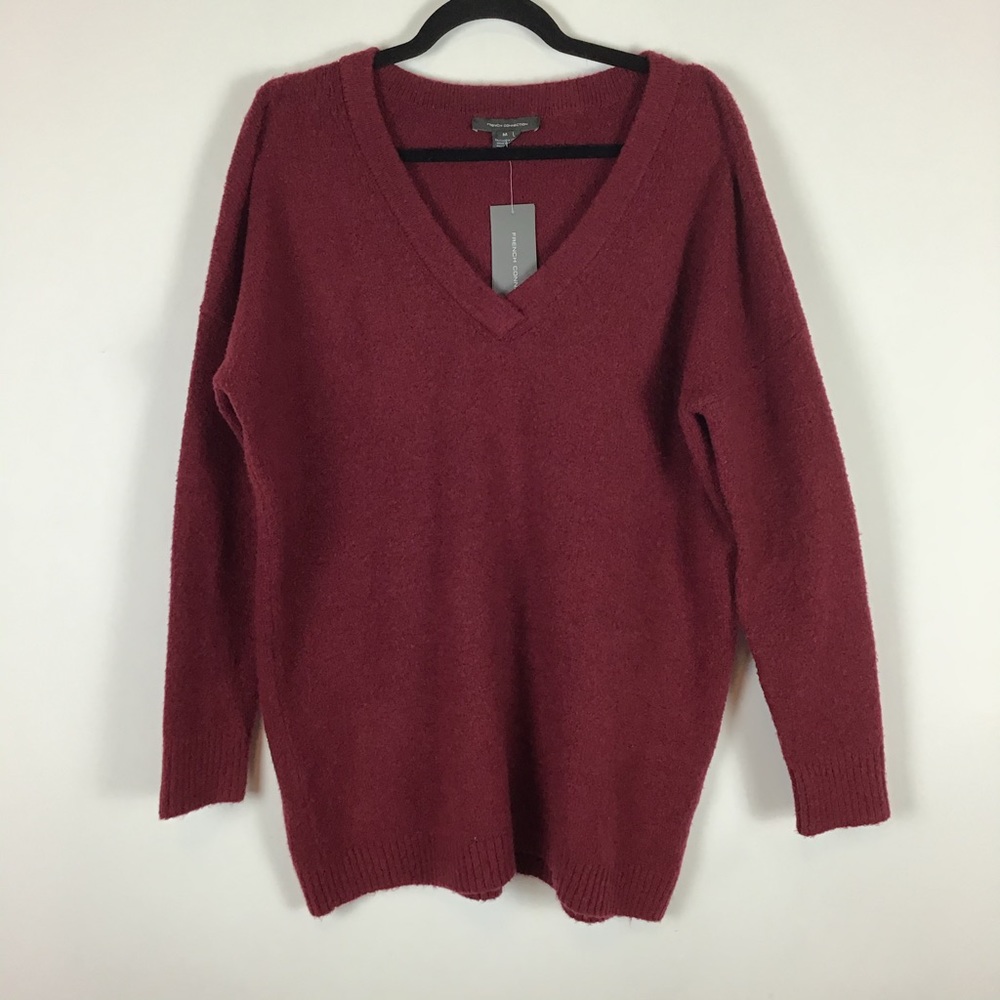 French Connection oversized v neck sweater